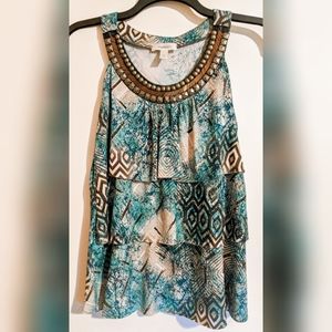 Dressbarn sleeveless dress blouse